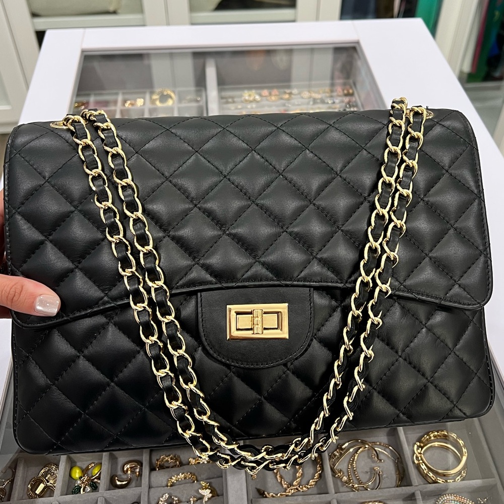 Chiara Ferretti Quilted Leather Bag